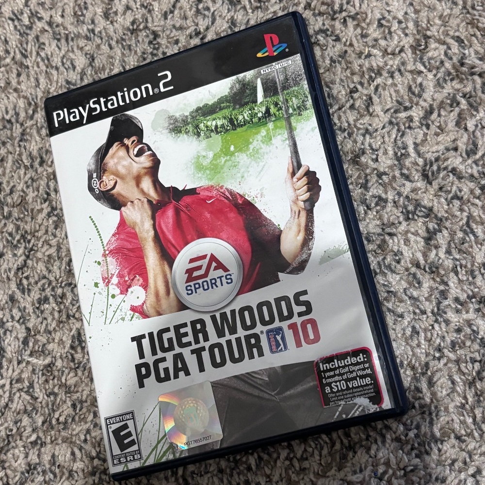 PlayStation 2 tiger woods PGA tour 10